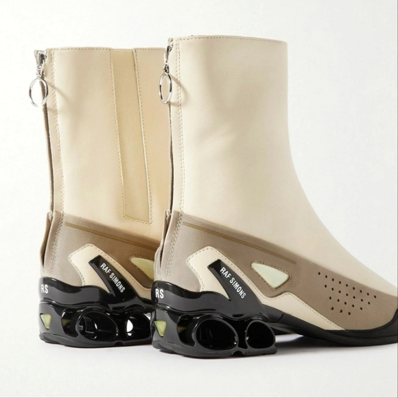 🔴NEW! RAF SIMONS Cycloid 4 Nylon Leather Color-Block - Picture 4 of 6